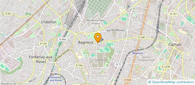 localisation de l'entreprise LONGCHAMP à BAGNEUX