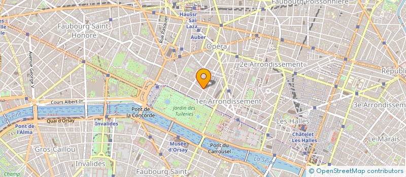 localisation de l'entreprise LONGCHAMP INVEST  PARIS