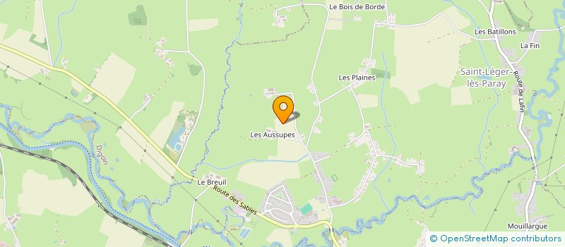 localisation de l'entreprise LONGCHAMP INVESTISSEMENT  SAINT-LEGER-LES-PARAY