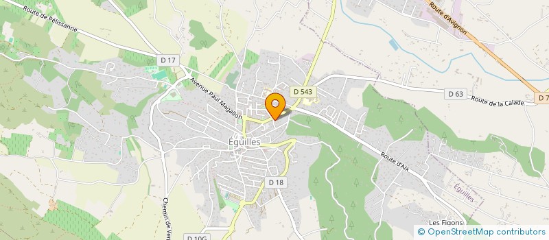 localisation de l'entreprise LONGCHAMP T  EGUILLES