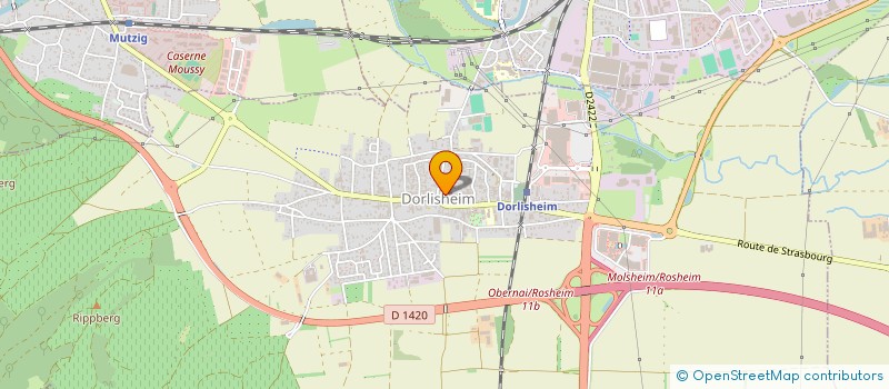 localisation de l'entreprise LONGCHAMPS  DORLISHEIM