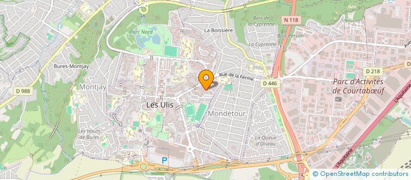 localisation de l'entreprise LONGCHAMPS BATIMENT à LES ULIS