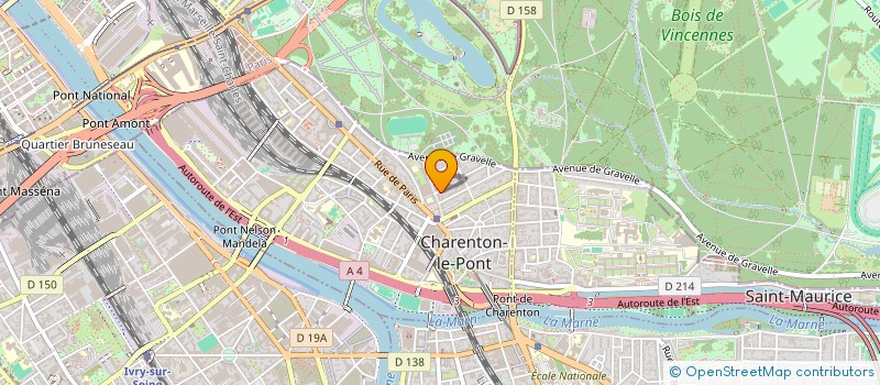 localisation de l'entreprise LONGCHAMPS MIKE  CHARENTON-LE-PONT