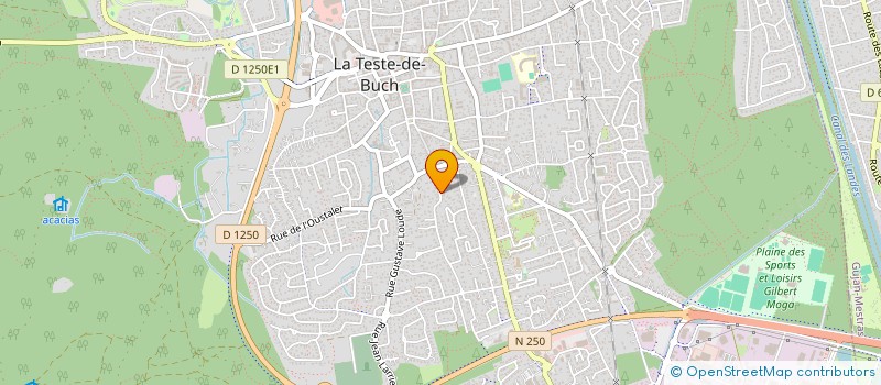 localisation de l'entreprise LONGE COTE BASSIN ARCACHON SUD à LA TESTE-DE-BUCH