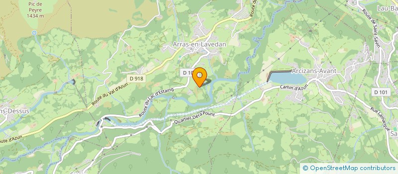localisation de l'entreprise LONGEOT  ARRAS-EN-LAVEDAN