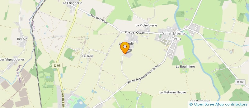 localisation de l'entreprise LONGEPE MENUISERIE à MACHECOUL-SAINT-MEME