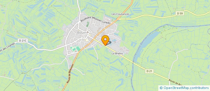 localisation de l'entreprise LONGEPEE à BOUIN