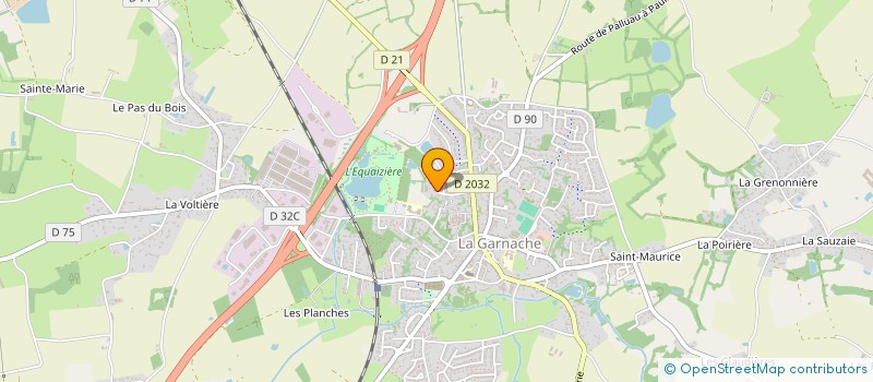 localisation de l'entreprise LONGEPEE à LA GARNACHE