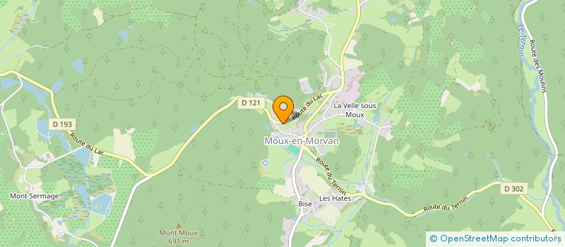 localisation de l'entreprise LONGERE DE LA COUPE  GIEN-SUR-CURE