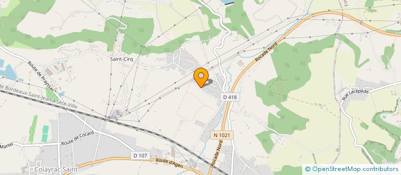 localisation de l'entreprise LONGERE IMMOBILIER  COLAYRAC-SAINT-CIRQ