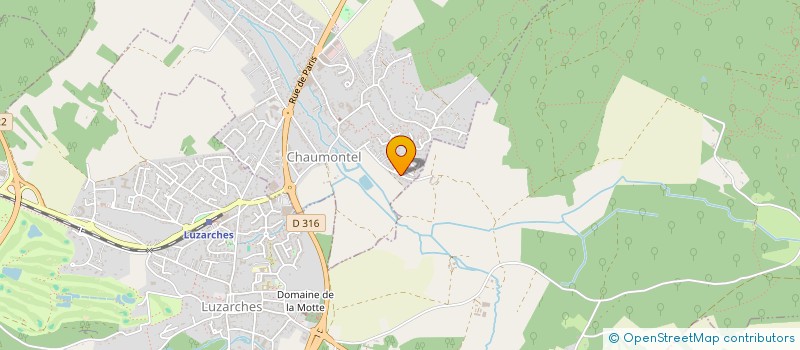 localisation de l'entreprise LONGERE PLET  CHAUMONTEL