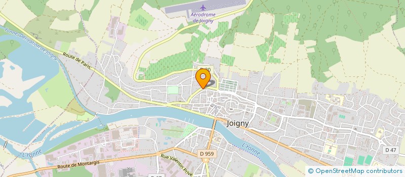 localisation de l'entreprise LONGET & CIE  JOIGNY