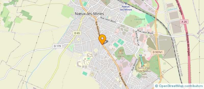 localisation de l'entreprise LONGEVICARE à NŒUX-LES-MINES