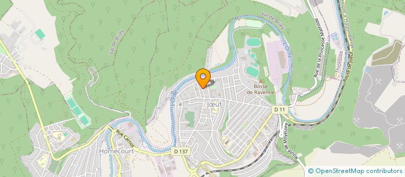 localisation de l'entreprise LONGHI  JUF