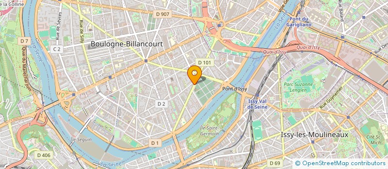 localisation de l'entreprise LONGI à BOULOGNE-BILLANCOURT