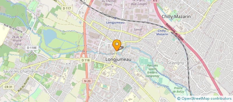 localisation de l'entreprise LONGIDIS à LONGJUMEAU
