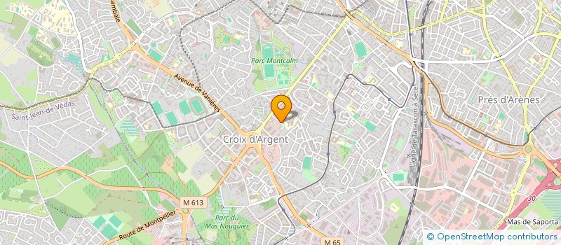 localisation de l'entreprise LONGITUDE 3 à MONTPELLIER
