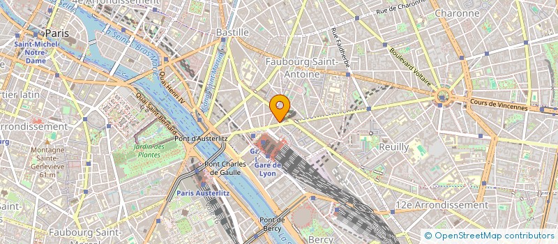 localisation de l'entreprise LONGITUDE DECO  PARIS