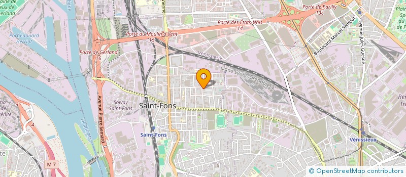 localisation de l'entreprise LONGITUDES à SAINT-FONS
