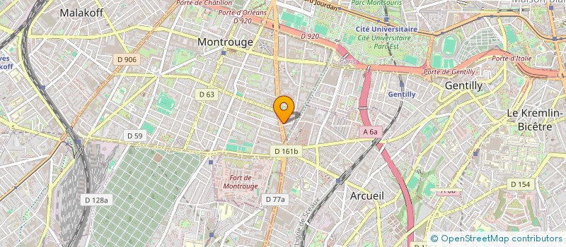 localisation de l'entreprise LONGJUMEAU PALAISEAU  MONTROUGE