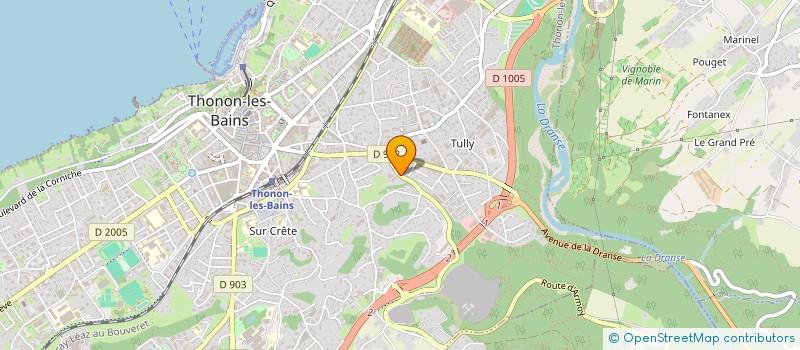 localisation de l'entreprise LONGO AFFUTAGE à THONON-LES-BAINS