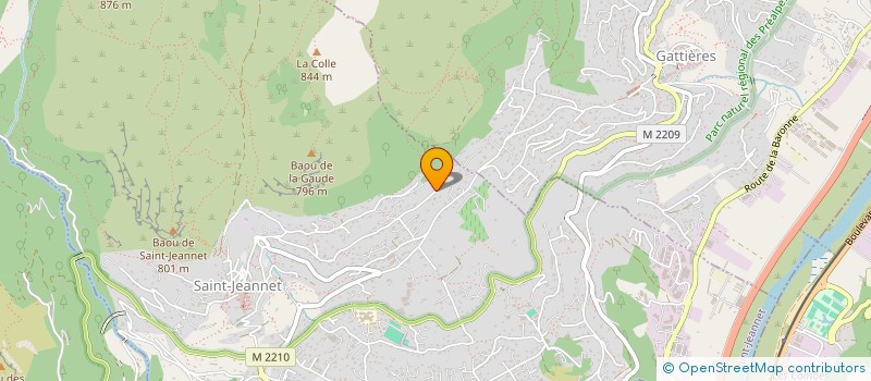 localisation de l'entreprise LONGO MAI  SAINT-JEANNET