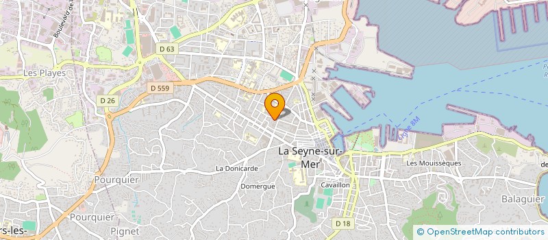 localisation de l'entreprise LONGO MAI à LA SEYNE-SUR-MER