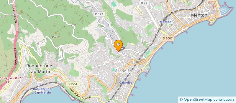 localisation de l'entreprise LONGO TURBATU à ROQUEBRUNE-CAP-MARTIN