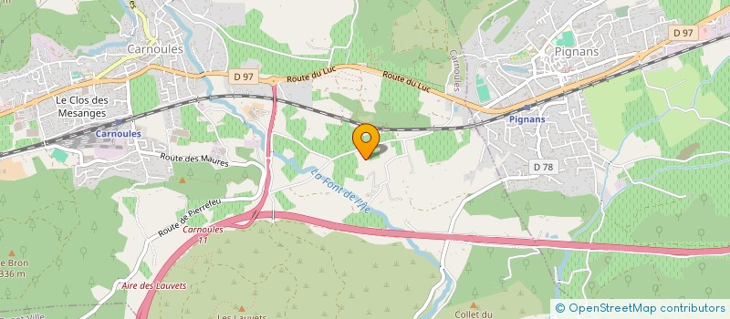 localisation de l'entreprise LONGOMAIQUEMAI à CARNOULES