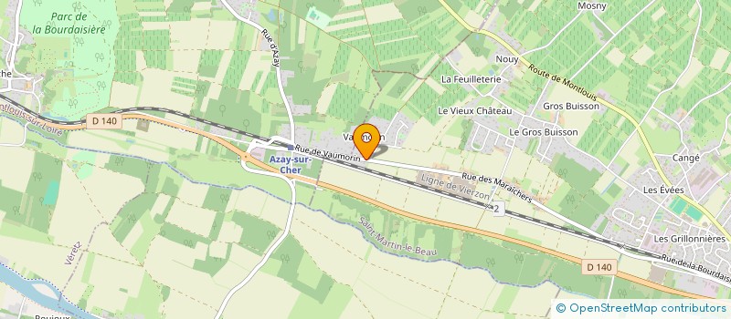localisation de l'entreprise LONGPERRIER à SAINT-CYR-SUR-LOIRE