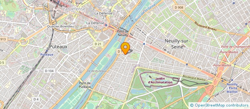 localisation de l'entreprise LONGPONT à NEUILLY-SUR-SEINE