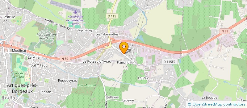 localisation de l'entreprise LONGRIK  YVRAC