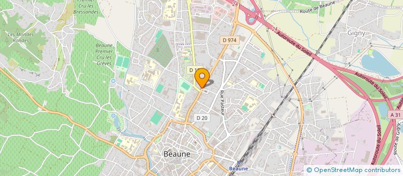 localisation de l'entreprise LONGTARD à BEAUNE