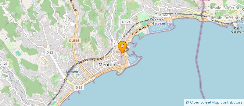 localisation de l'entreprise LONGUE à MENTON