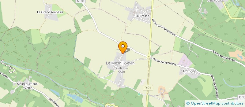 localisation de l'entreprise LONGUE VUE à DAMPIERRE-EN-YVELINES