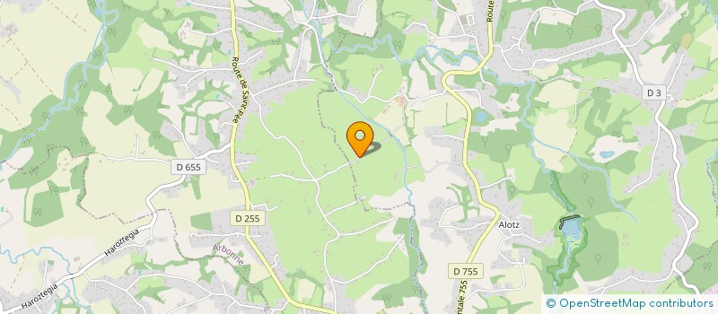 localisation de l'entreprise LONGUE-VUE PRODUCTIONS  BIDART