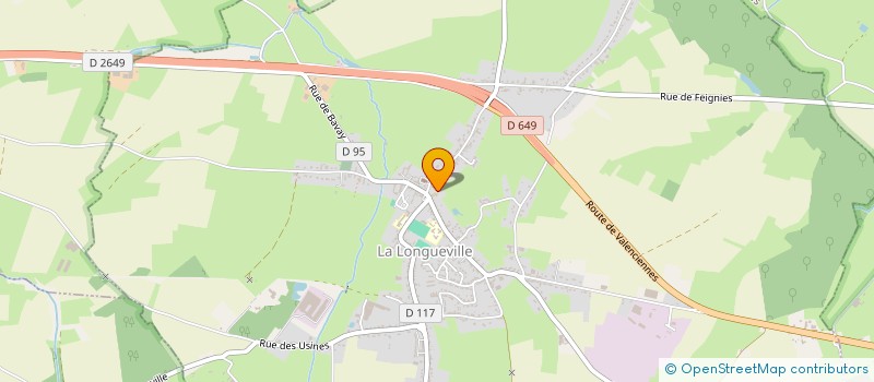 localisation de l'entreprise LONGUEVILLE A LA JEUNESSE  LA LONGUEVILLE