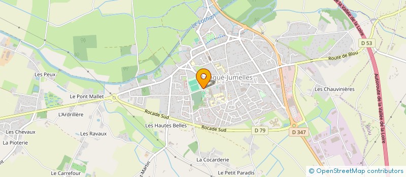 localisation de l'entreprise LONGUEWEB OEUVRES DES CANTINES  LONGUE-JUMELLES