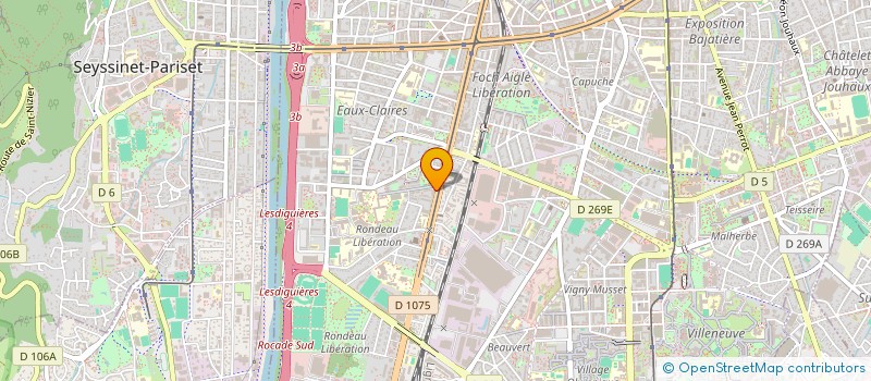 localisation de l'entreprise LONGWAI à GRENOBLE