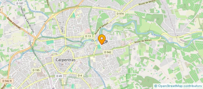 localisation de l'entreprise LONGY  CARPENTRAS