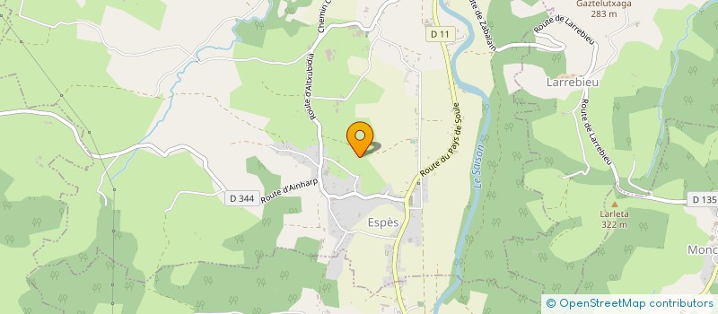 localisation de l'entreprise LONGY TOUT-TERRAIN  ESPES-UNDUREIN