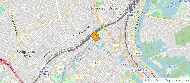 localisation de l'entreprise LONGZHEN à VIRY-CHATILLON
