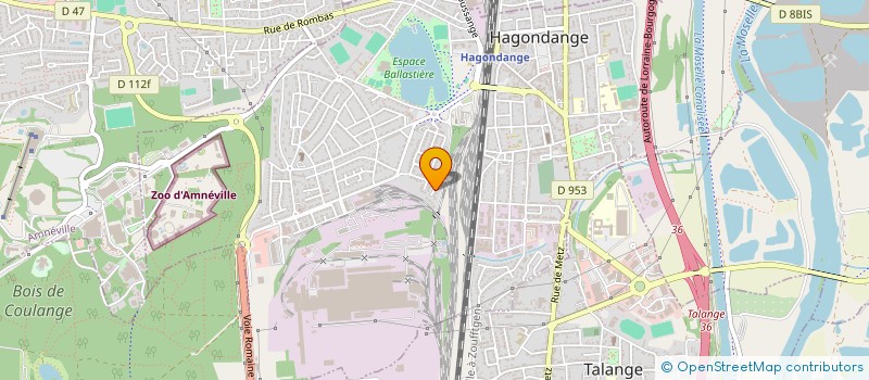 localisation de l'entreprise LONI SERVICES à HAGONDANGE