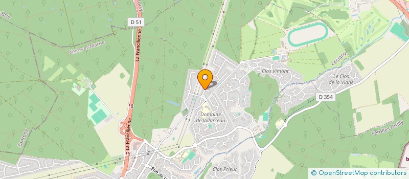 localisation de l'entreprise LONIAD à LESIGNY