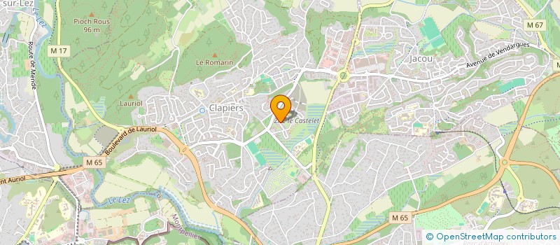 localisation de l'entreprise LONICE PLOMBERIE  CLAPIERS