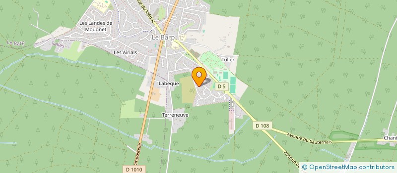 localisation de l'entreprise LONICERA  LE BARP