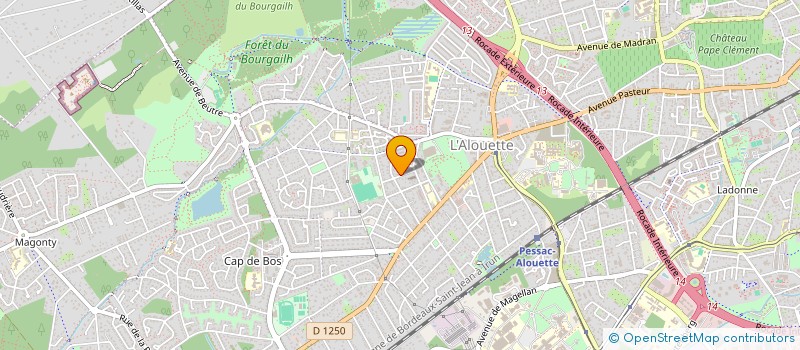 localisation de l'entreprise LONICERA  PESSAC