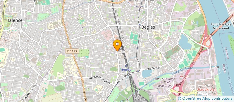 localisation de l'entreprise LONILEAD à BEGLES