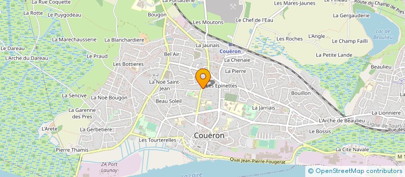 localisation de l'entreprise LONIS à COUERON