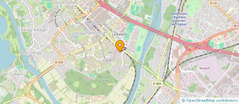 localisation de l'entreprise LONITEC  PONTOISE